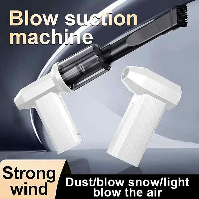 2-в-1 Компресор/Пилосос: Бездротовий, 4000 мАг, CE, Тип-C Зарядка, Пилосос з насадками. Купити в Україні