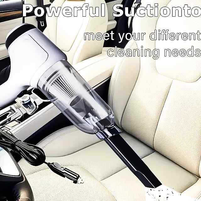 2-в-1 Компресор   Пилосос: Чистка авто, ПК, електроніки! 120 Вт, щітки, насадки. Зробіть чистку легкою! - 1 фото товару