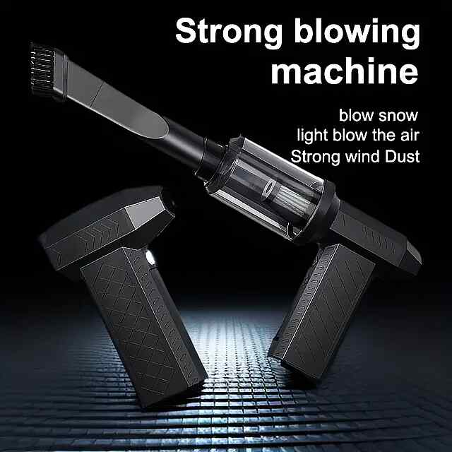 2-в-1 Компресор Пилосос і Повітродувка, Акумулятор 4000 мАг, Бездротовий CE Certified - 2 фото товару