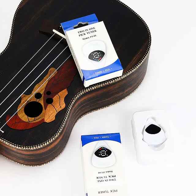 2-в-1 тюнер і медіатор для гітари - портативний, точний, зручний! - 1 фото товару