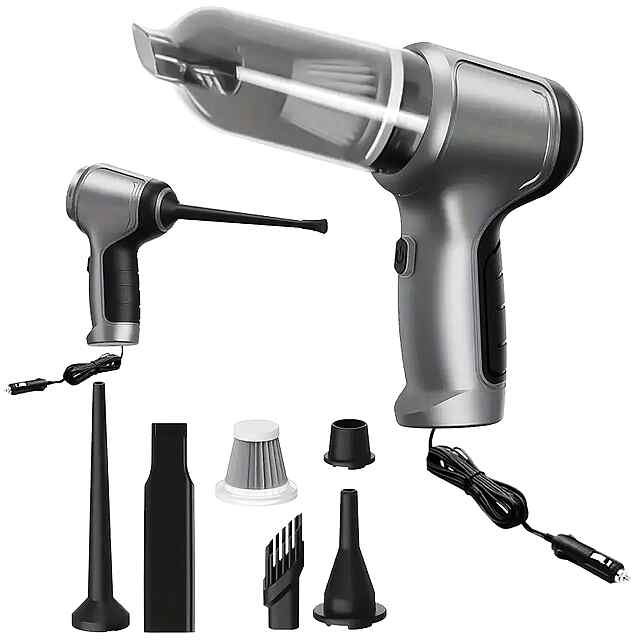 Компресор для продувки пилу 2в1 з функцією пилососу - чистий ПК та електроніка! Насадки   інструкція. Потужний, універсальний догляд за технікою. До 85 дБ.