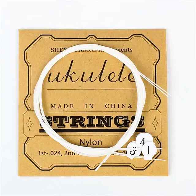 Струни для Укулеле в Комплекті з 4 Штук - Багатий Звук  Легка Заміна