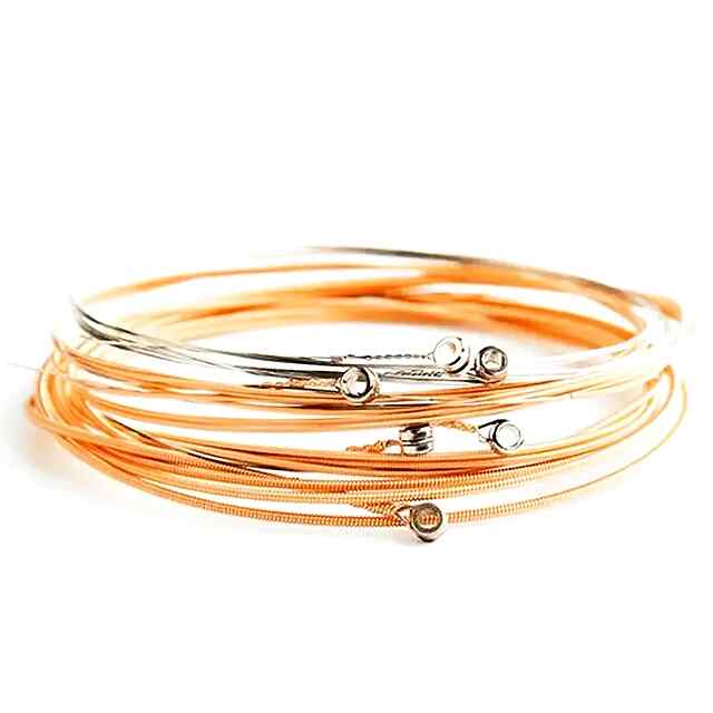 Комплект 6 сталевих струн для класичної гітари   легка установка.