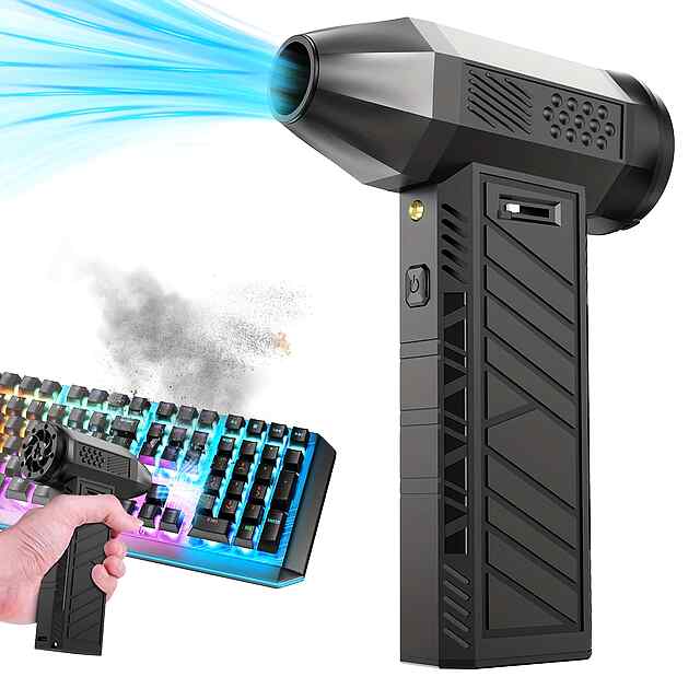 Акумуляторний Air Duster компресор — очищувач від пилу для ПК/ноутбуків, USB зарядка 110000RPM