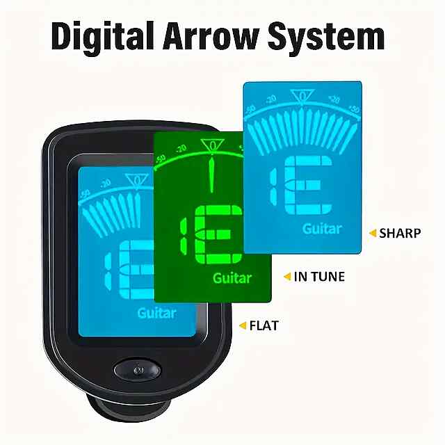 Аксесуари гітарист для початківців - набір (8 предметів) з тюнером та каподастром. - 3 фото товару