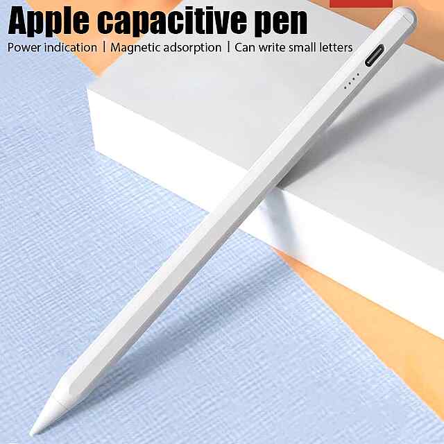 Активний стилус Apple iPad Pro Air Mini - ручка з 1,7 мм кінчиком, магн. кріплення, USB Type-C, час роботи до 8 год - 1 фото товару