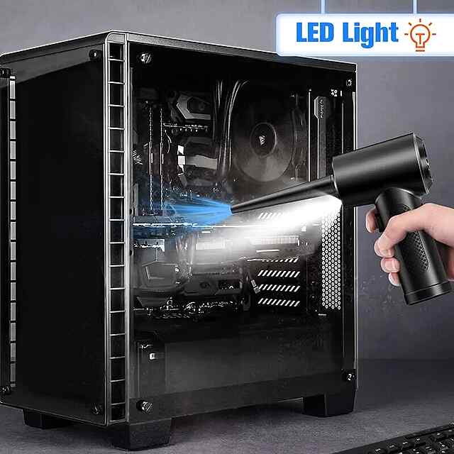 Акумуляторний бездротовий Air Duster C4915, 3 режими   ліхтарик - Знижка! - 3 фото товару