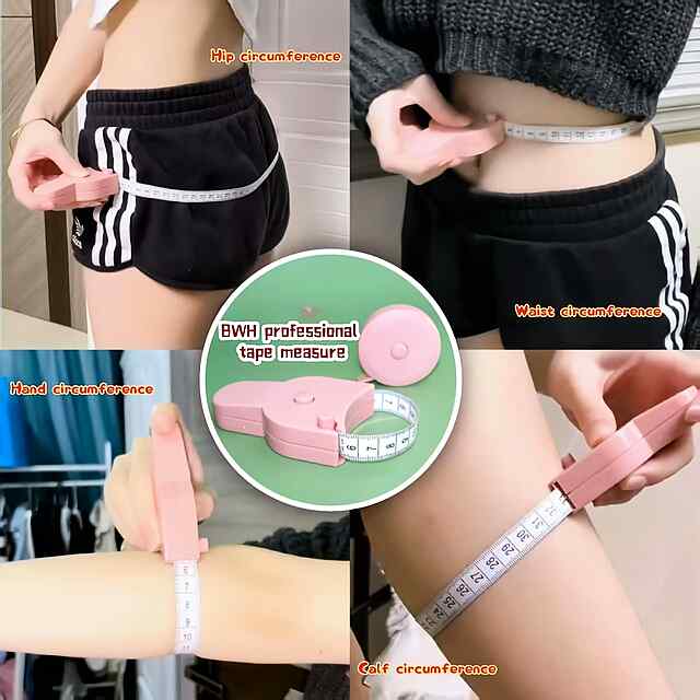 Автоматична рулетка для вимірювання об'ємів тіла, довжиною 150см, з фіксатором - 3 фото товару