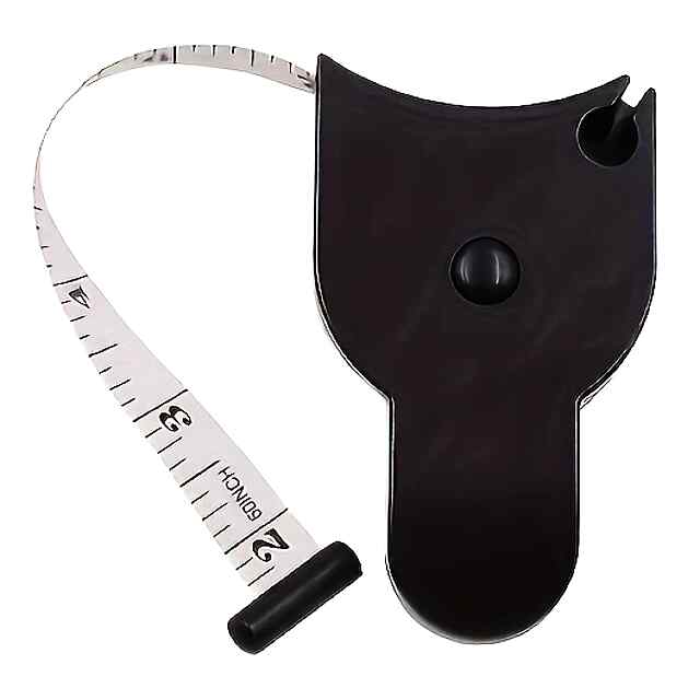 Автоматична вимірювальна стрічка для тіла, довжиною 150 см. Зручний футляр та кнопка самозатягування. Для кравців і домашнього користування. - 2 фото товару