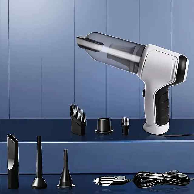 Автомоб. пилосос повітродувка: 3.5 кПа/200 Вт/3.2 м - чистота без зусиль! - 3 фото товару