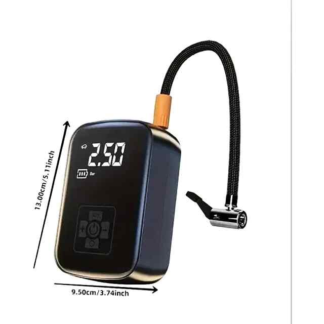 Автомобільний компресор Suitu ST-9624A 12V з LED ліхтариком. Для авто, мото і вело. - 2 фото товару