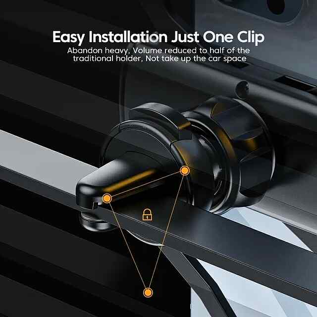 Автомобільний тримач Essager з гравітаційним кріпленням для смартфонів 4,7-6,7 - 1 фото товару