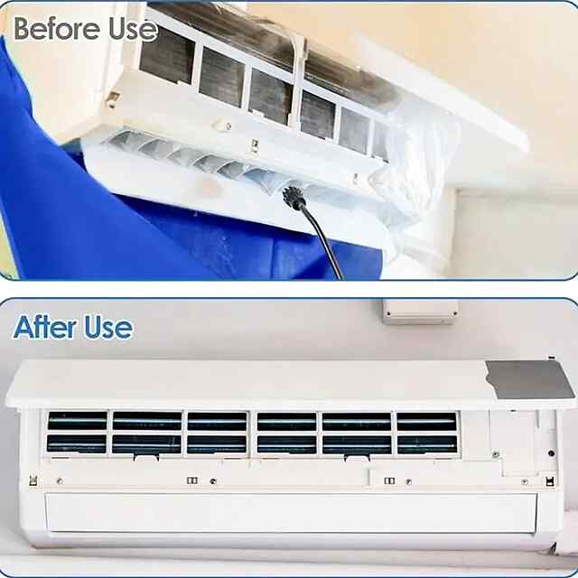 Багаторазовий чохол для миття кондиціонера - захист від розбризкувань - 3 фото товару