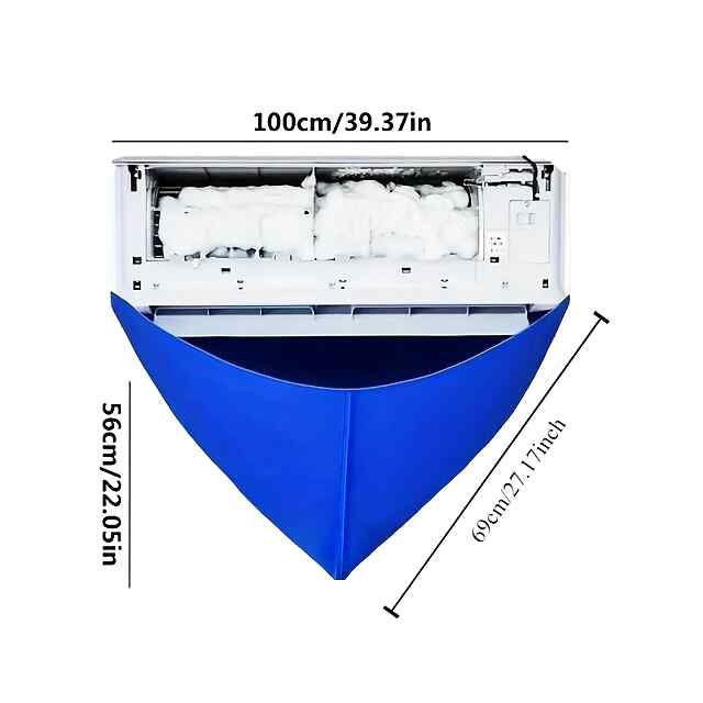 Багаторазовий чохол для миття кондиціонера - захист від бруду та бризок. Чистота без клопотів! - 2 фото товару