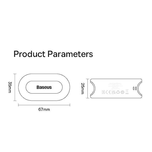 Baseus Bowie EZ10: Навушники Bluetooth 5.3, низька затримка, тривалий час роботи, Type-C. - 3 фото товару