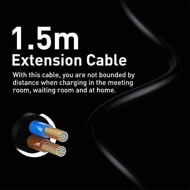 Baseus GaN Зарядка 65W Type C USB-A iPhone Xiaomi Samsung 4в1 - 1 фото товару