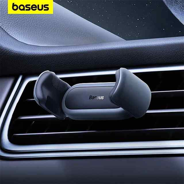 Baseus Steel Cannon 2 - автомобільний тримач для телефону на повітропровід, регульований, підійде до 6.7
