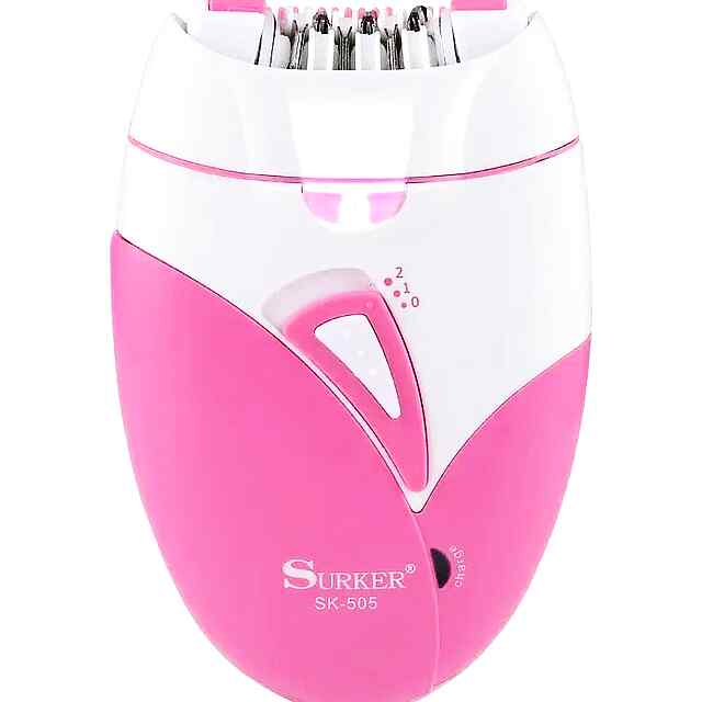 Бездротовий епілятор Surker – рожевий, акумуляторний, підсвічування, швидке видалення волосся з тіла. 50 грн - 2 фото товару