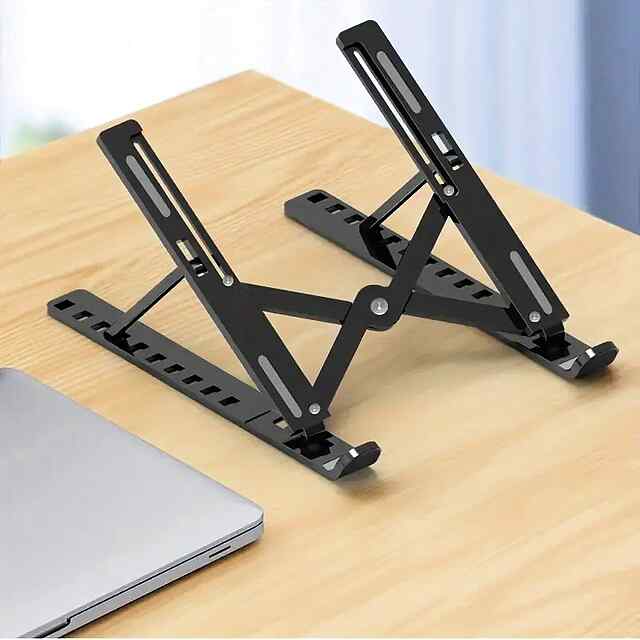 Підставка для Ноутбука/Планшета 15 Регульована Складна Білий Пластик