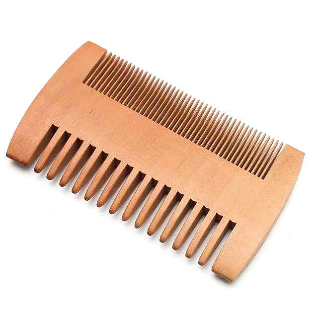 Дерев'яна гребінь для бороди з чохлом — стильний догляд для чоловіків. ???? ✨ - 3 фото товару