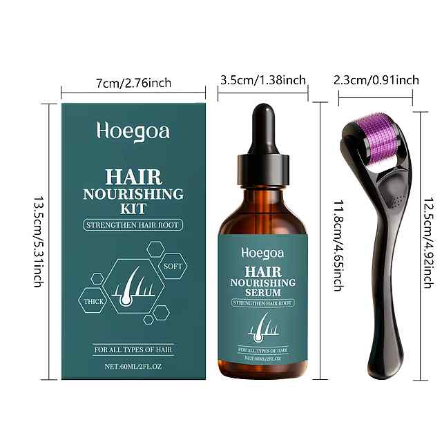 Дермаролер 540 гол   Колагенова Есенція для волосся. Зволоження та живлення ✨ - 2 фото товару