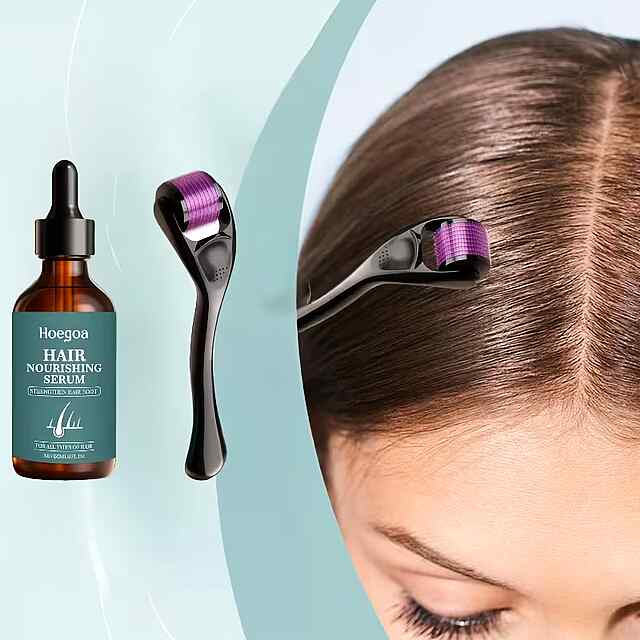 Дермаролер 540 гол   Колагенова Есенція для волосся. Зволоження та живлення ✨ - 3 фото товару