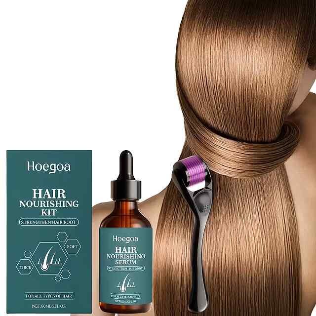 Дермаролер   Розмаринова Есенція Для Волосся - Зволоження, Густота ✨ Набір Догляд