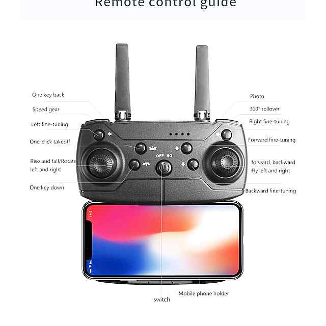 Дрон T9 складаний радіокерований квадрокоптер для дітей та дорослих з Wi-Fi керуванням. - 3 фото товару