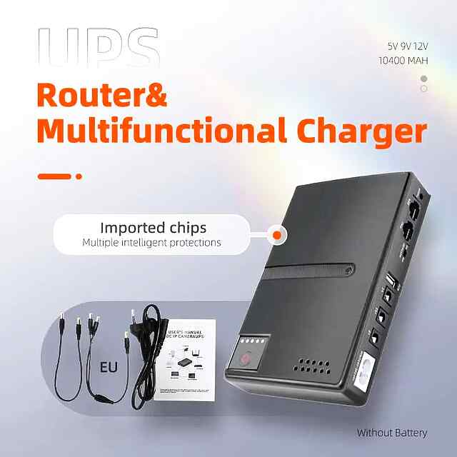 Джерело безперебійного живлення DC1018L для Роутерів/Камер/Модемів, 5V-12V, 18W - 3 фото товару