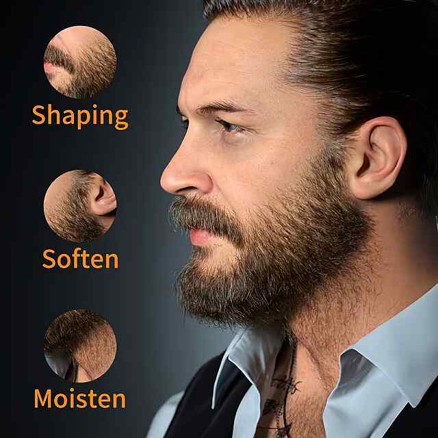 Ефірна олія Джентльмен для бороди, 30 мл   дермаролер для росту бороди - 1 фото товару