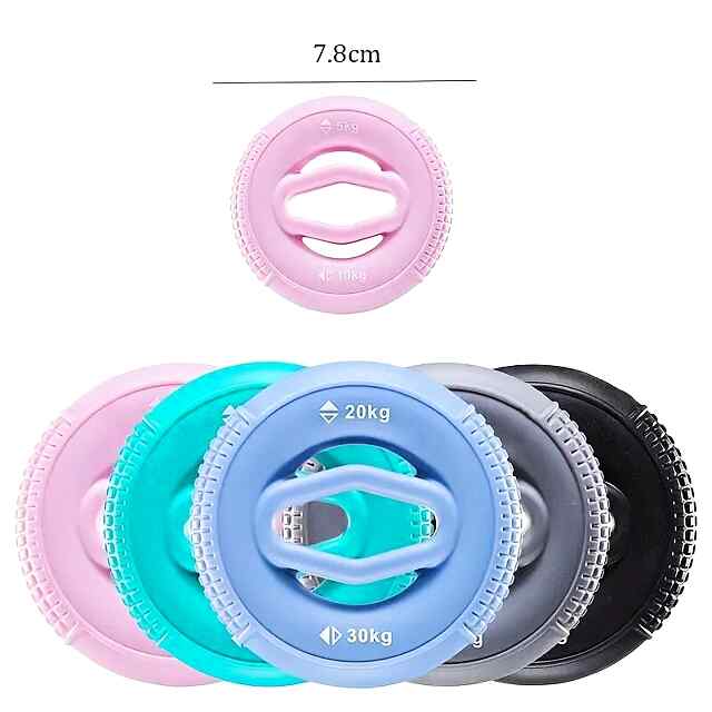 Еспандер 10-20 кг - для рук/зап'ясть (силікон, зелений) - фітнес/реабілітація - 3 фото товару