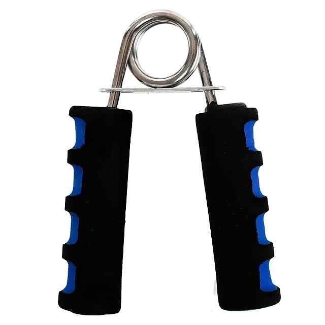 Еспандер для зміцнення рук 25кг - терапія та спорт. Чорно-червоний, метал/піна EVA. - 1 фото товару