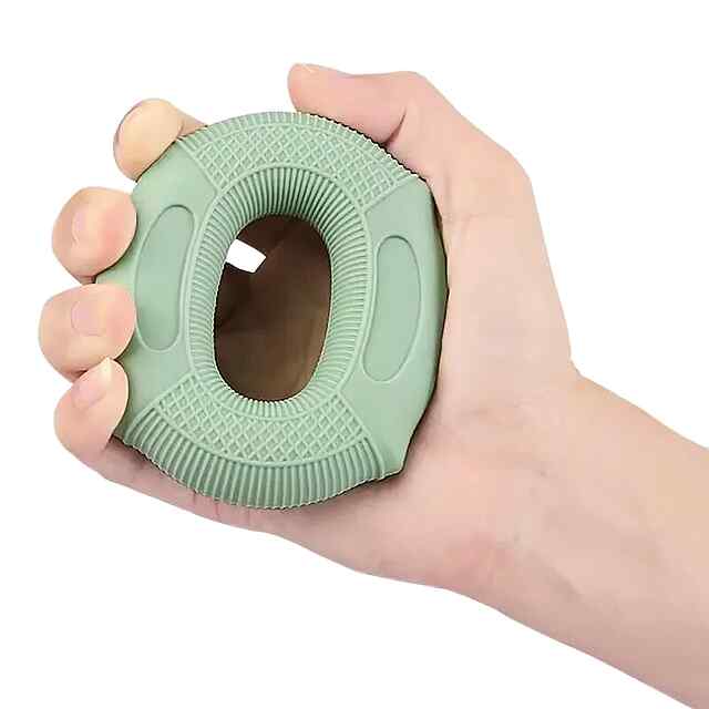 Еспандер для зміцнення рук 70-80LB (сірий) - ручний, силікон - 2 фото товару