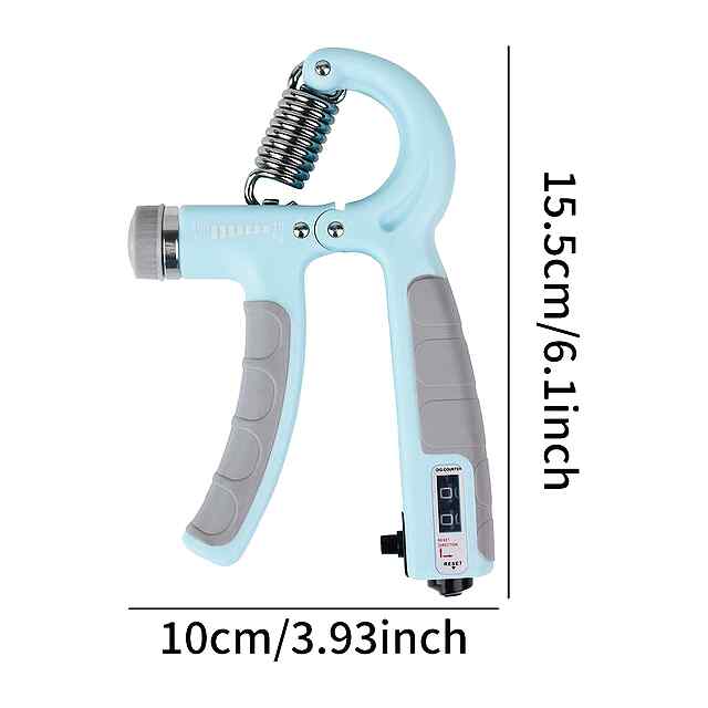 Еспандер регул. 10-60кг   лічильник для рук, зап'ясть та пальців. Професійне тренування сили. - 3 фото товару