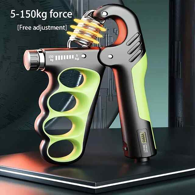 Еспандер регул. 5-150кг R-подібний для тренування рук/зап'ясть
Вправник фітнес, лічильник повторень, якісний тренажер - 3 фото товару