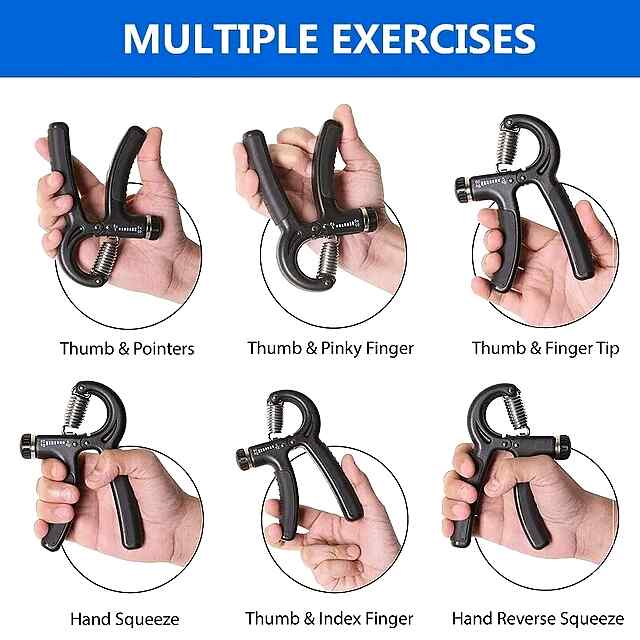 Еспандер регул. 5-60кг для тренування рук/зап'ясть
R-подібне пристосування - фітнес, спорт, реабілітація - 1 фото товару