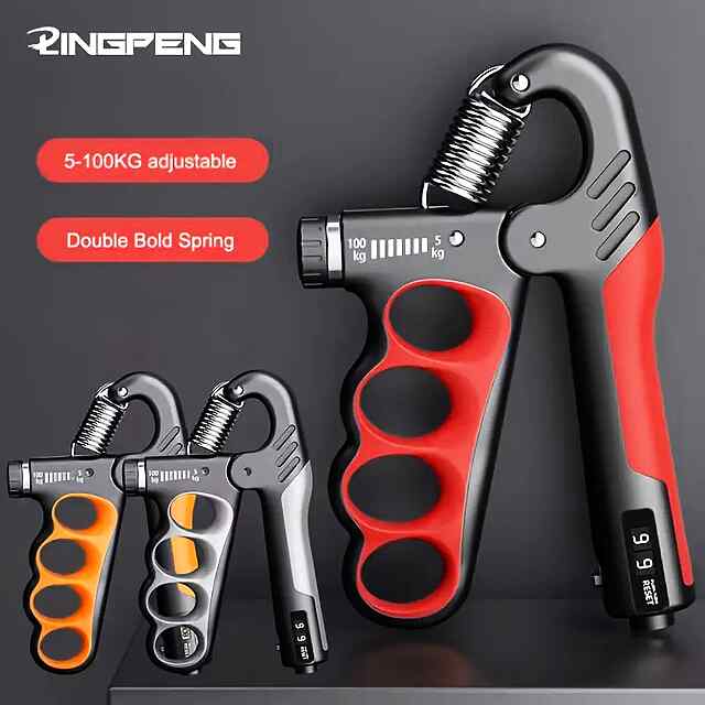 Еспандер регул. вага 5-100кг для рук і зап'ясть
Р-подібний тренажер для м'язів та фітнесу
Вправник на силу руки для тренувань пальців - 1 фото товару