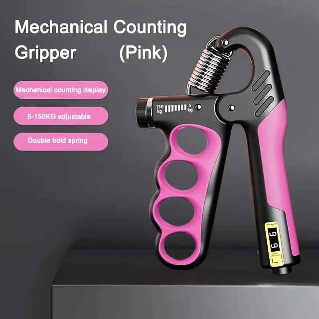 Еспандер регульований 5-150кг для рук та зап'ястя, тренажер фітнес
Р-подібний еспандер для сили кисті та м’язів руки. Лічильник повторень.
Тренувальний інструмент A Type Gripper для спорту та реабілітації
