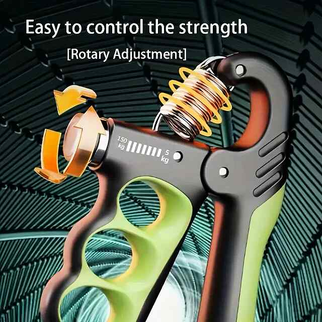 Еспандер регульований 5-150кг для рук та зап'ястя, тренажер фітнес
Р-подібний еспандер для сили кисті та м’язів руки. Лічильник повторень.
Тренувальний інструмент A Type Gripper для спорту та реабілітації - 3 фото товару