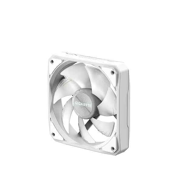 GIGABYTE EZ CHAIN FAN 120 ICE - ARGB корпус вентилятор ланцюгова підключка 120мм білий - 2 фото товару