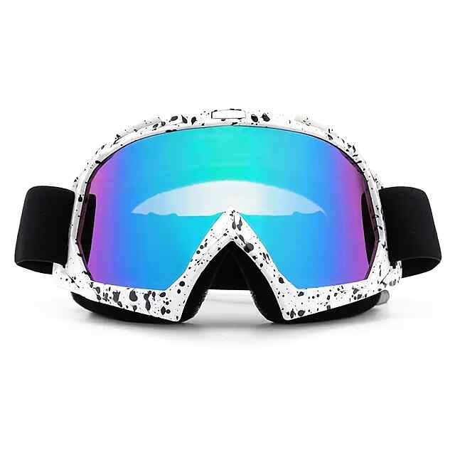 Гірськолижні окуляри TPU Чорні з зоряним візерунком, градієнтні лінзи, регульовані, унісекс. Для спорту та відпочинку.