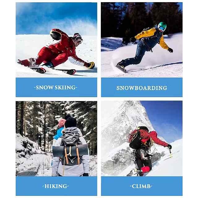 Гірськолижні окуляри TPU градієнтні лінзи UV захист унісекс чорний зоряний візерунок ⛷️????⛸️????️???? - 1 фото товару