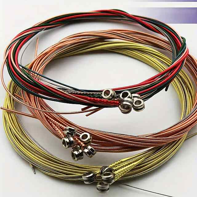 Гітарні струни класичні сталь комплект 6 шт Україна - 1 фото товару