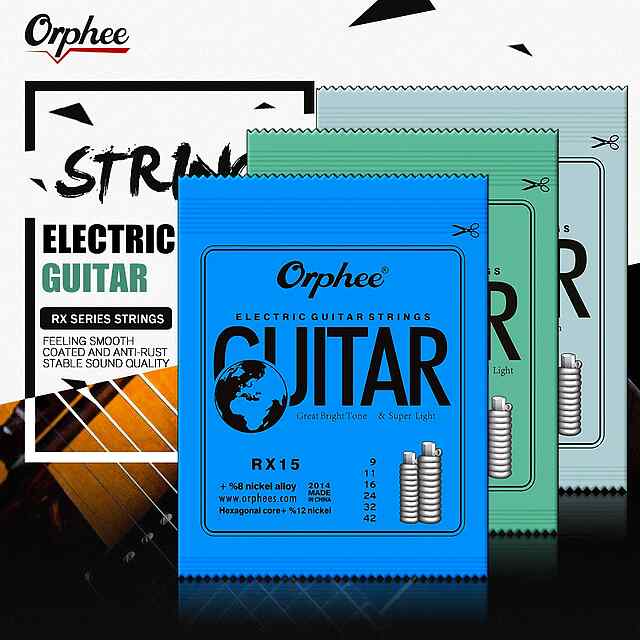 Гітарні струни класичні сталеві комплект 6 шт Україна - 3 фото товару