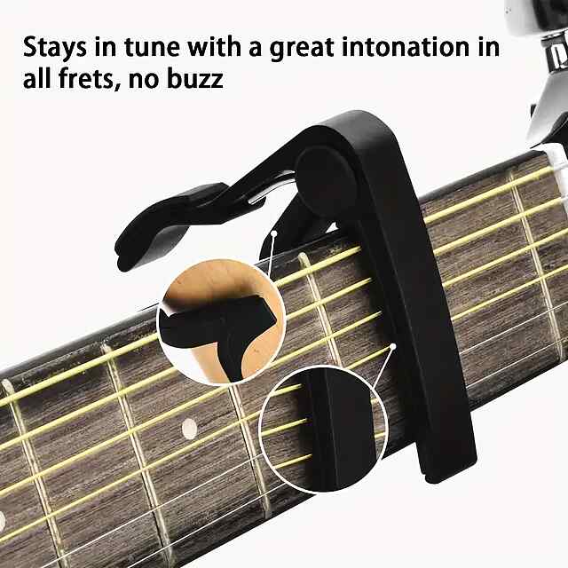 Гітарний каподастр універсальний - чистота звучання, метал ???? - 1 фото товару