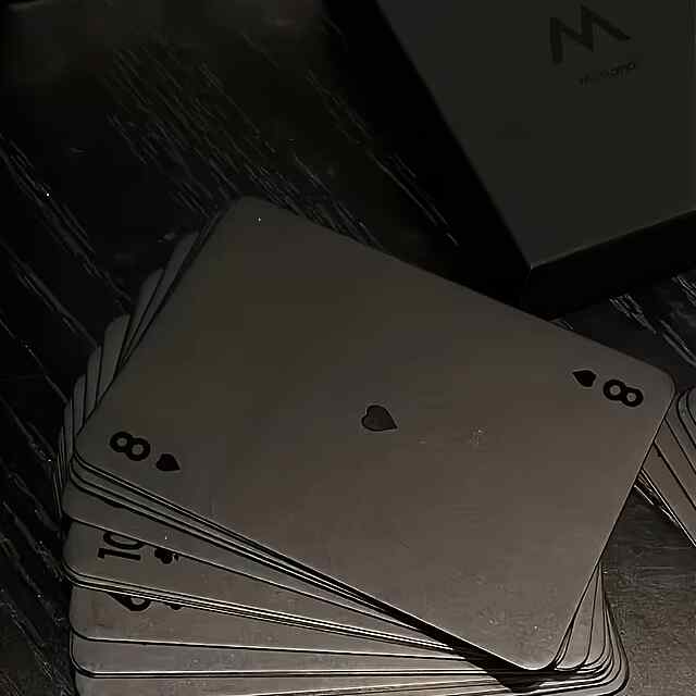 Гральні Карти Black - Матові 52 шт | Для покеру та карткових ігор - 3 фото товару