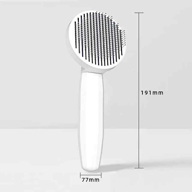 Гребінець для кішок та собак з видаленням вовни одним дотиком - 3 фото товару