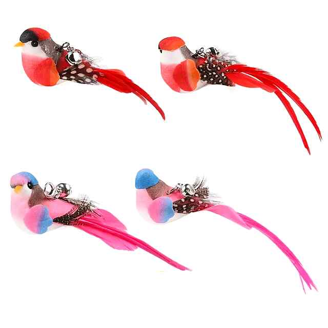 Іграшка для кішок Полювання з пір'ям - міцна та безпечна! - 2 фото товару