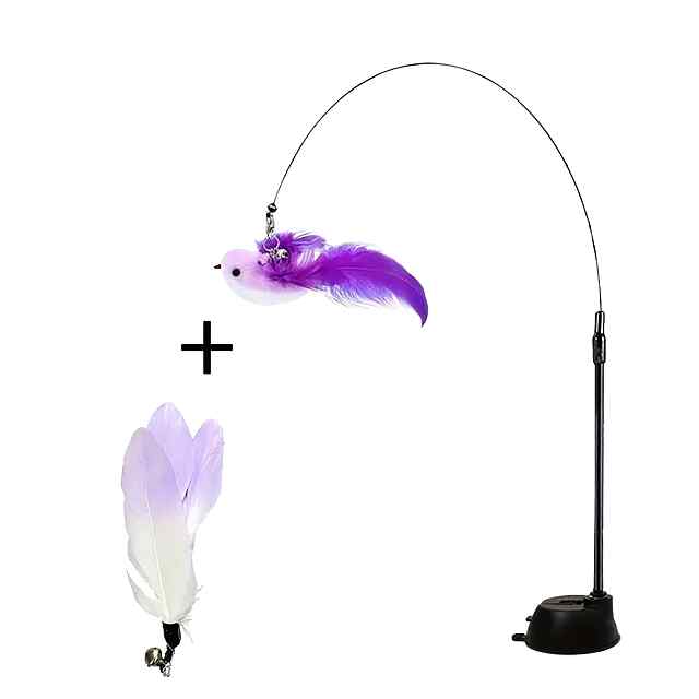 Іграшка для кішок Пташка Перова Вудка - мисливський інстинкт - 1 фото товару