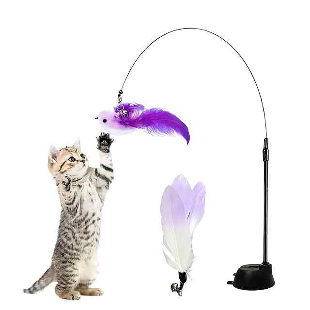 Комплект іграшок для котів: пташка з пір'ям та присоскою на жердині

Створено для мисливських інстинктів, міцне кріплення на присосці.